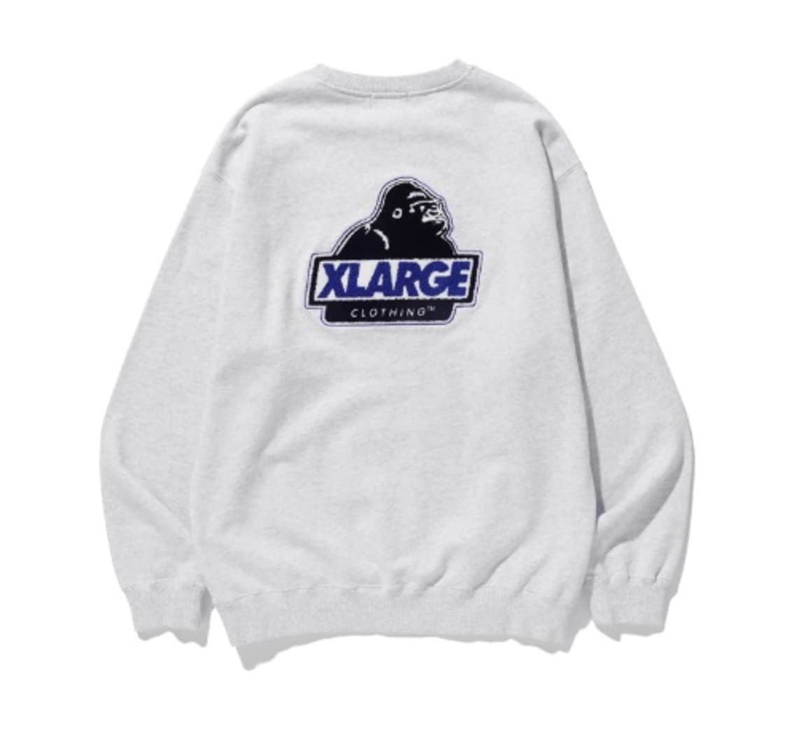 엑스라지 크루넥 애쉬 그레이 상품이미지1