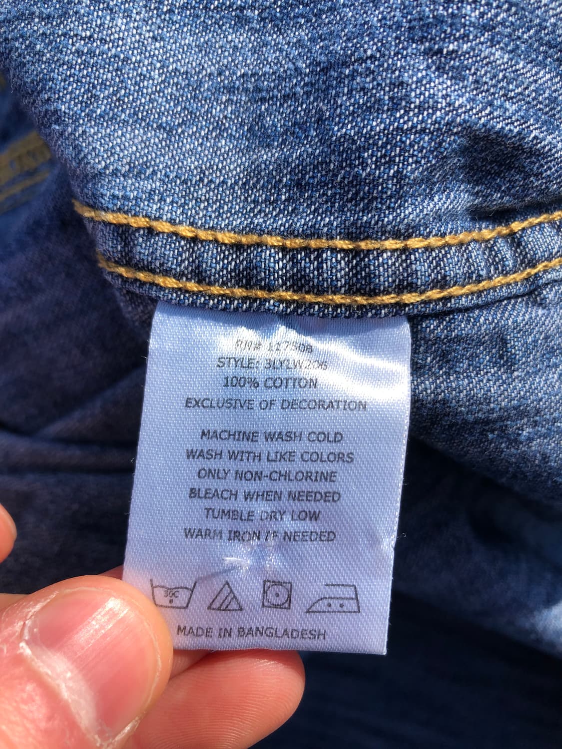 리바이스 웨스턴 데님셔츠 상품이미지5