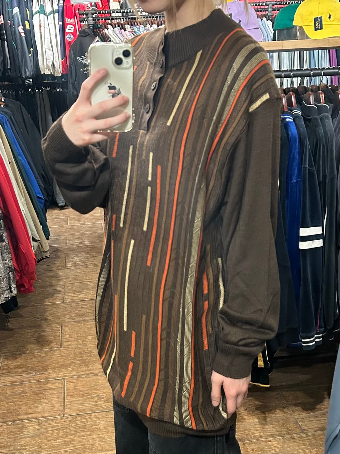 [HI] 스테이시애덤스 니트 브라운 상품이미지4