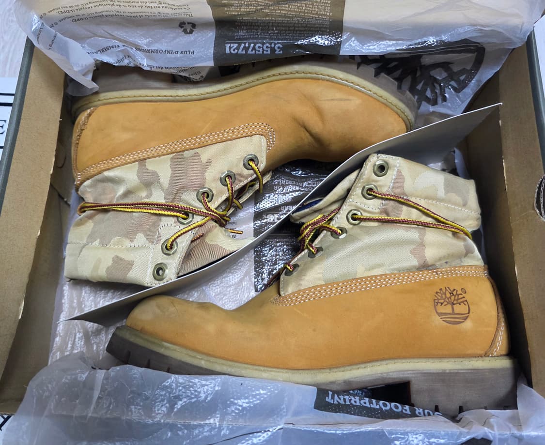 (250~255)팀버랜드 롤탑 부츠 옐로우 상품이미지2