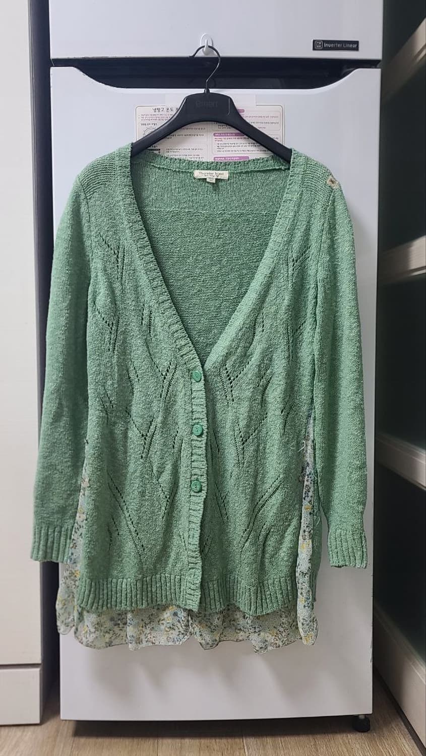 Thursday Island 그린 가디건 S 상품이미지1