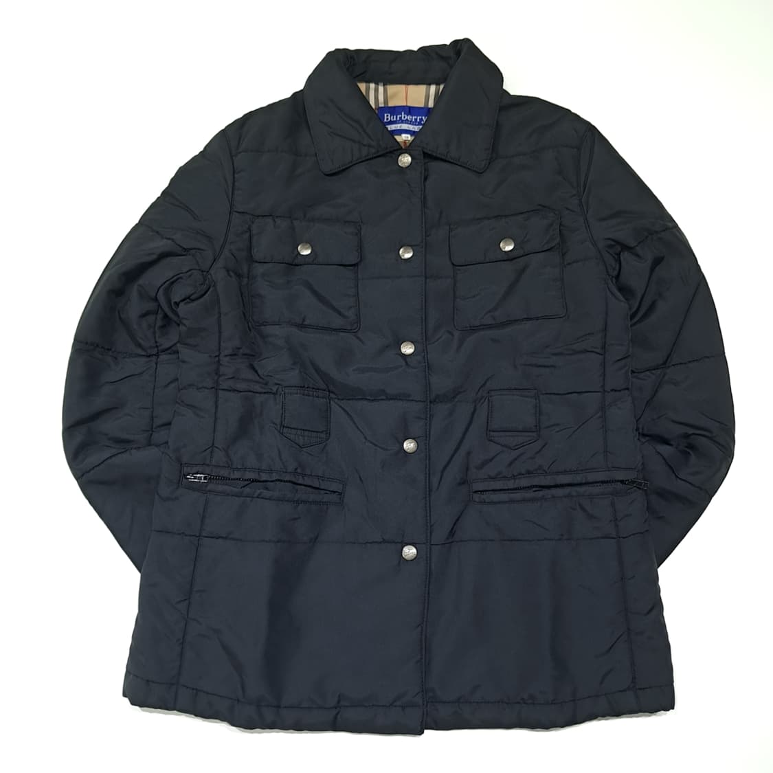 CL903 L 버버리 90s 일본판 퀼팅 패딩 자켓 아우터 상품이미지1
