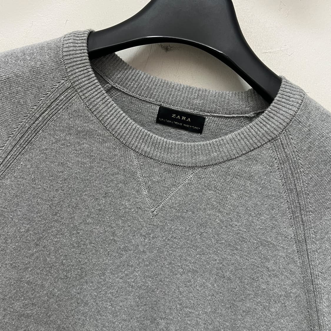 ZARA 자라 베이직 니트 긴팔 L 상품이미지3