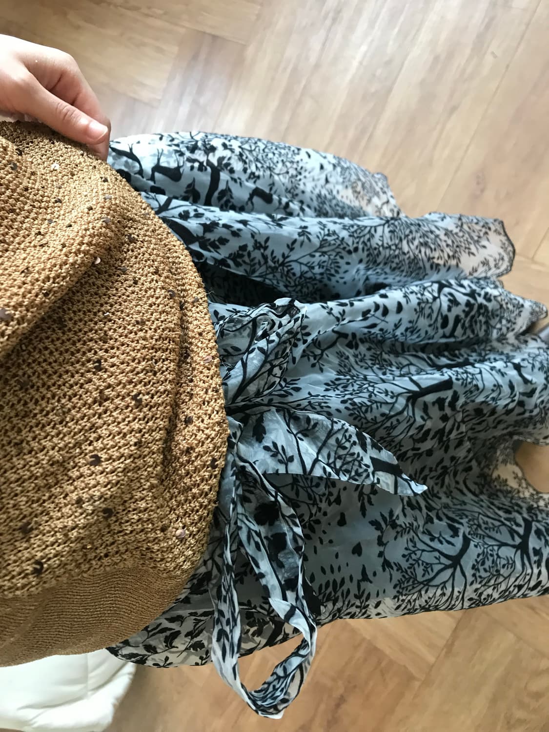 vintage pattern skirt 상품이미지6