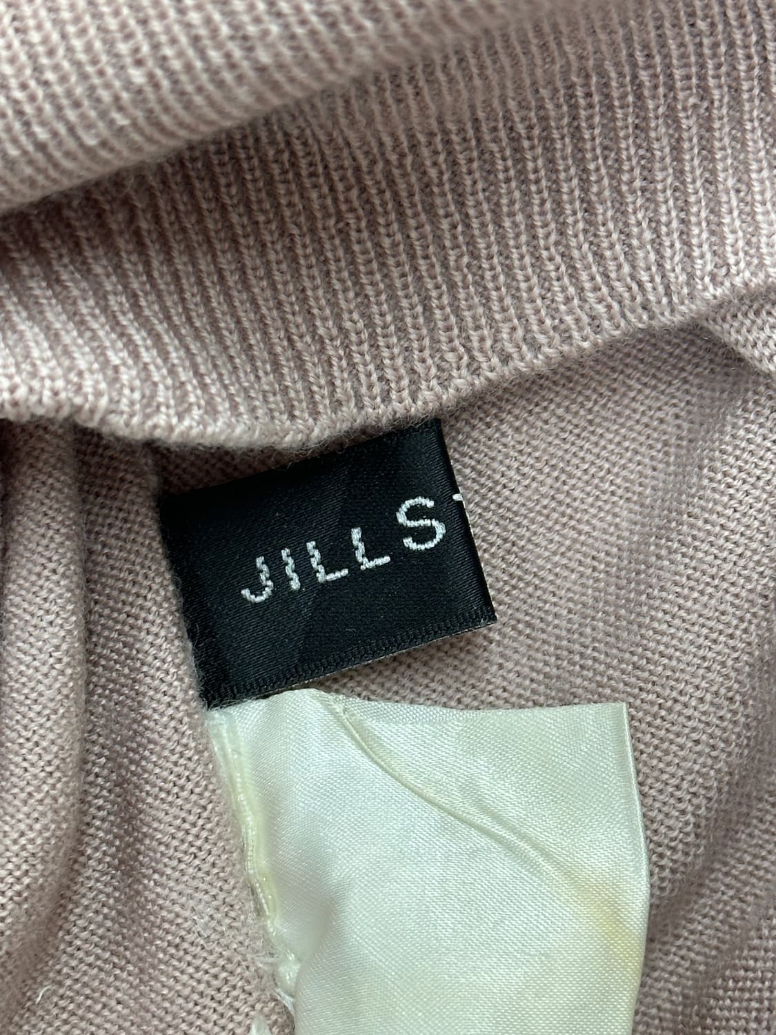 질스튜어스 히메갸루 블랙리본 베이지핑크 여리 슬림핏 러블리 가디건  상품이미지5