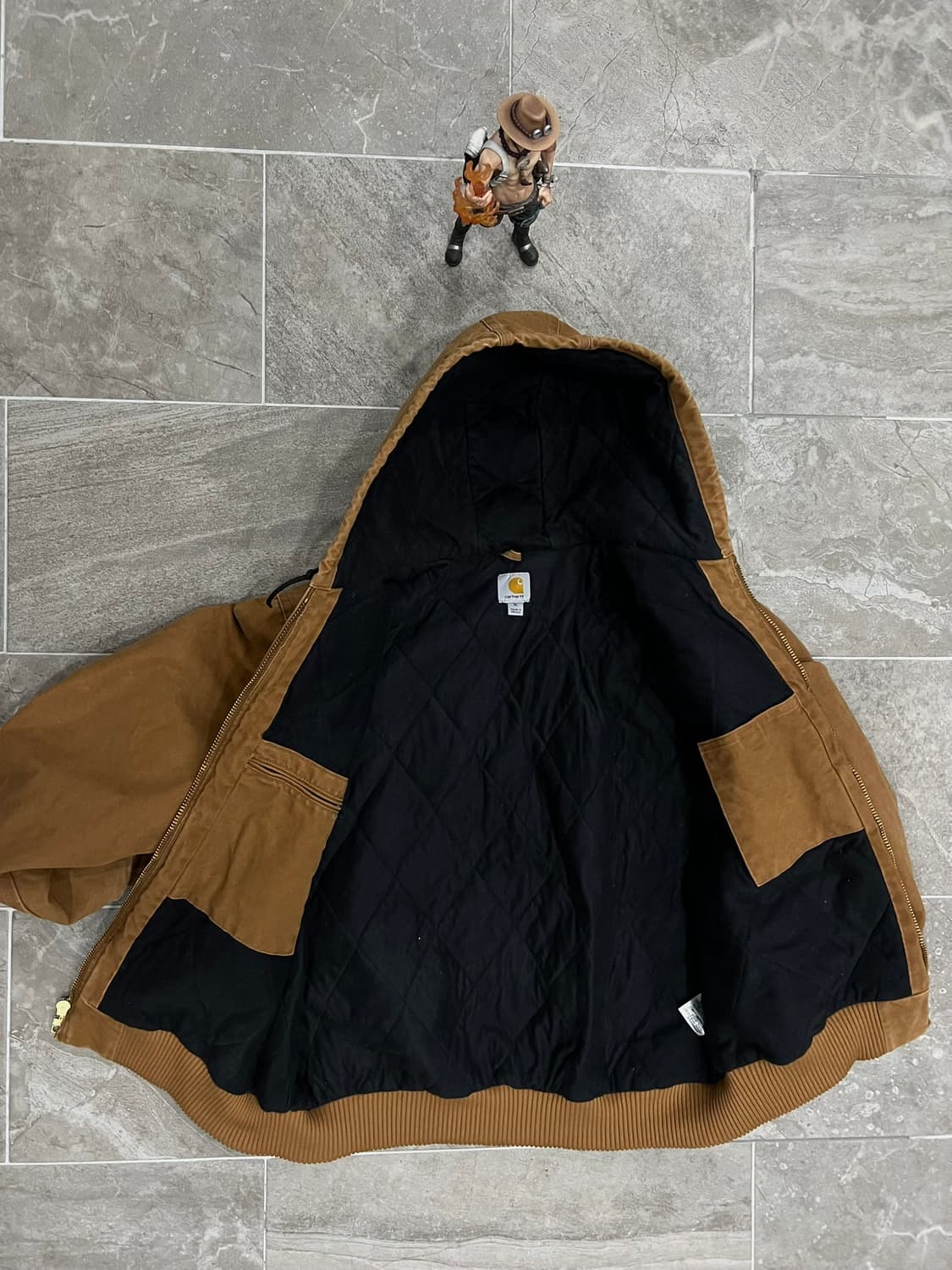 (XL)칼하트 덕 액티브 후드자켓 J130 211(BRN) 칼하트브라운 상품이미지3