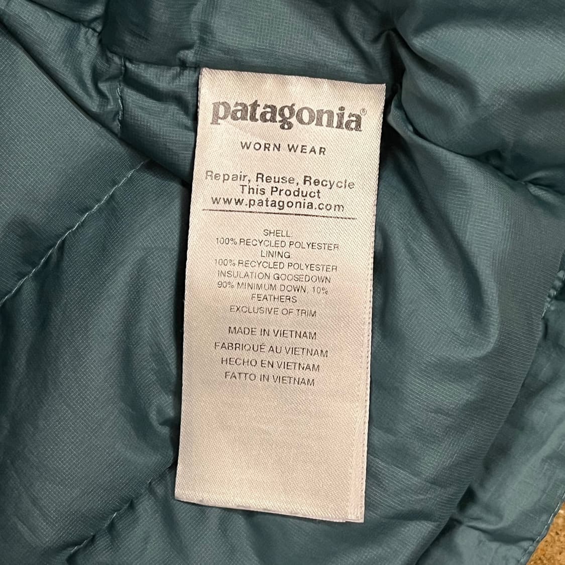 [정품/S] 파타고니아 다운 패딩 조끼 블루 b10 상품이미지5