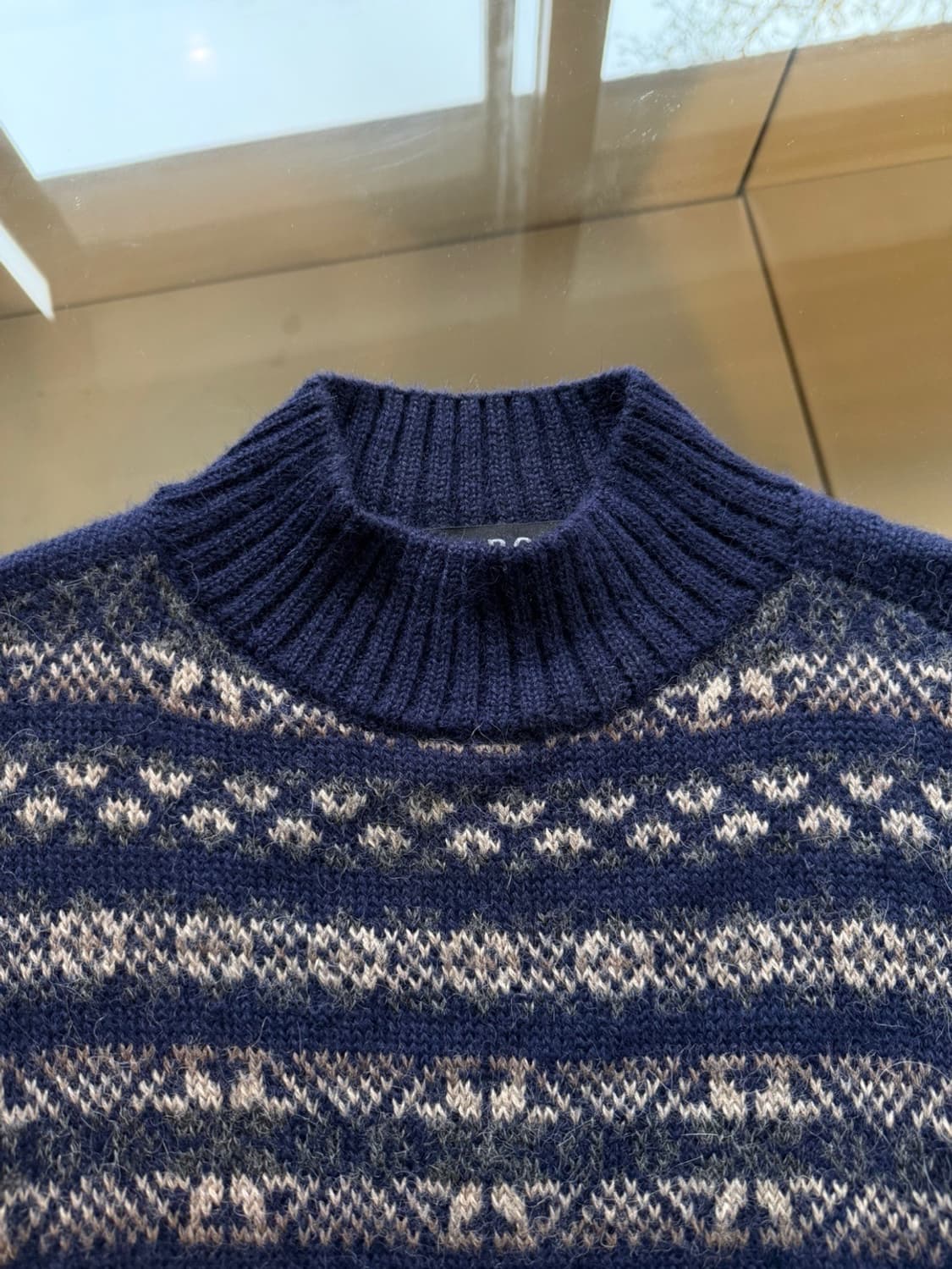 아페쎄 모호크넥 니트 남성100 상품이미지7