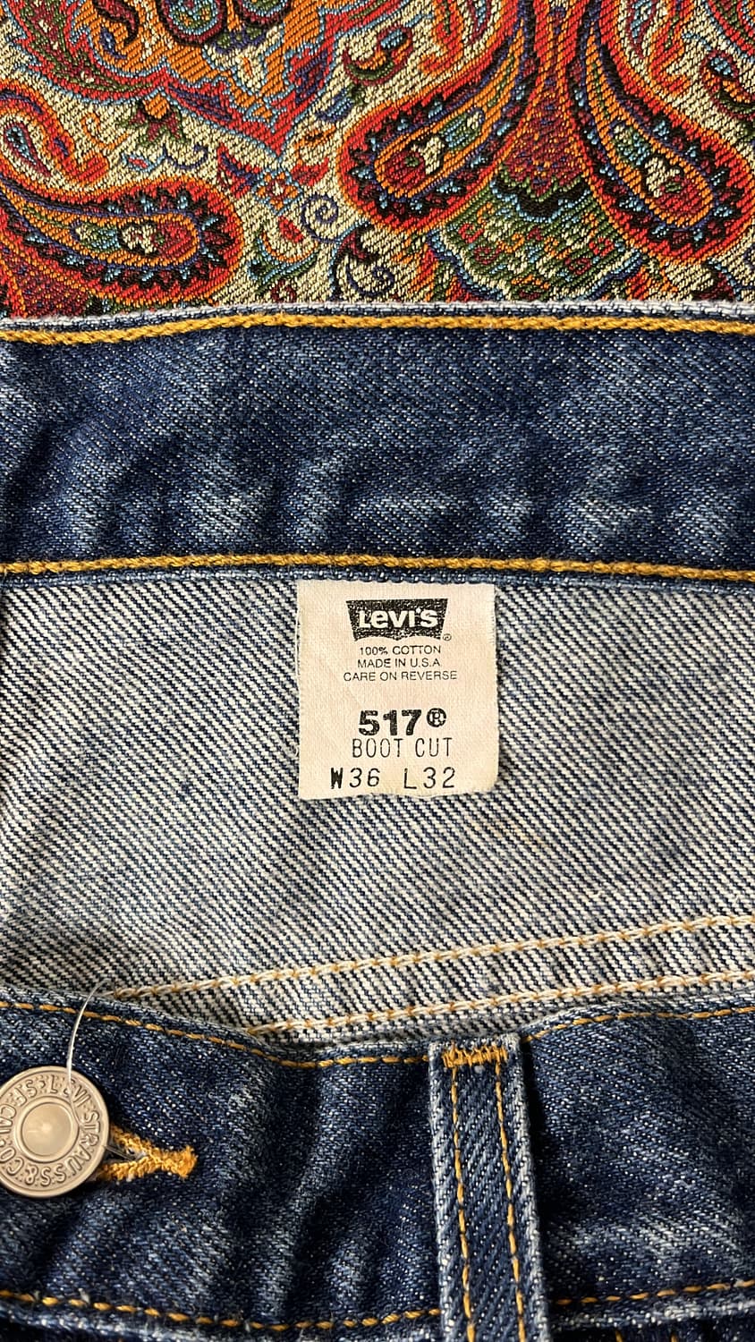 36-31“ 리바이스 517 USA 99s 상품이미지4