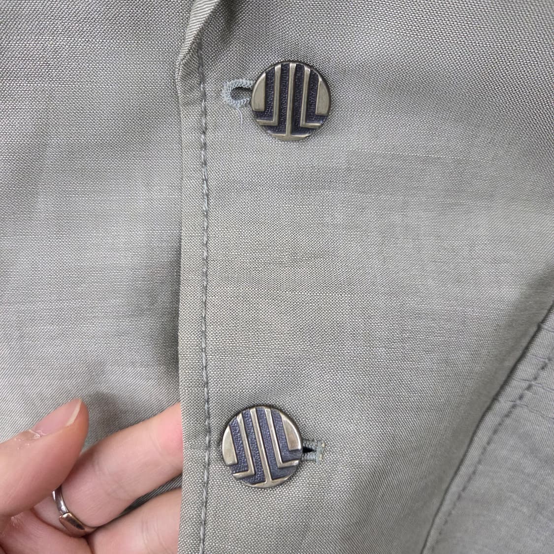 랑방 빈티지 스타일 블레이저 여m 상품이미지3