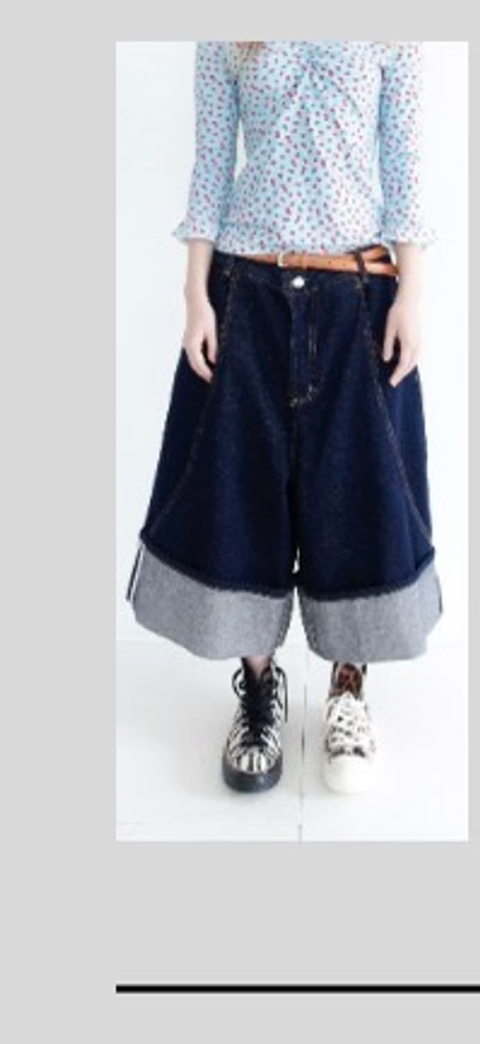 샵페어리 와이드 샐비지 버뮤다 팬츠 s 상품이미지3