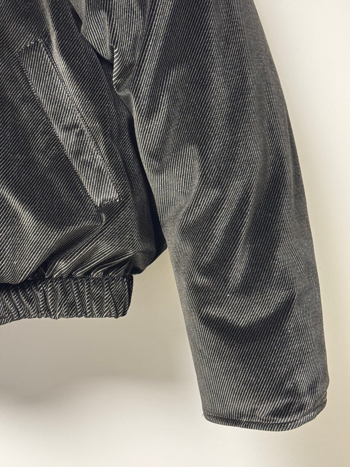 노이스 벨벳 구스다운 봄버 L 상품이미지5