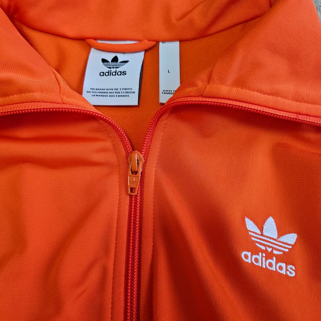 아디다스 파이어버드져지 오렌지 100-105 트랙탑저지 상품이미지6