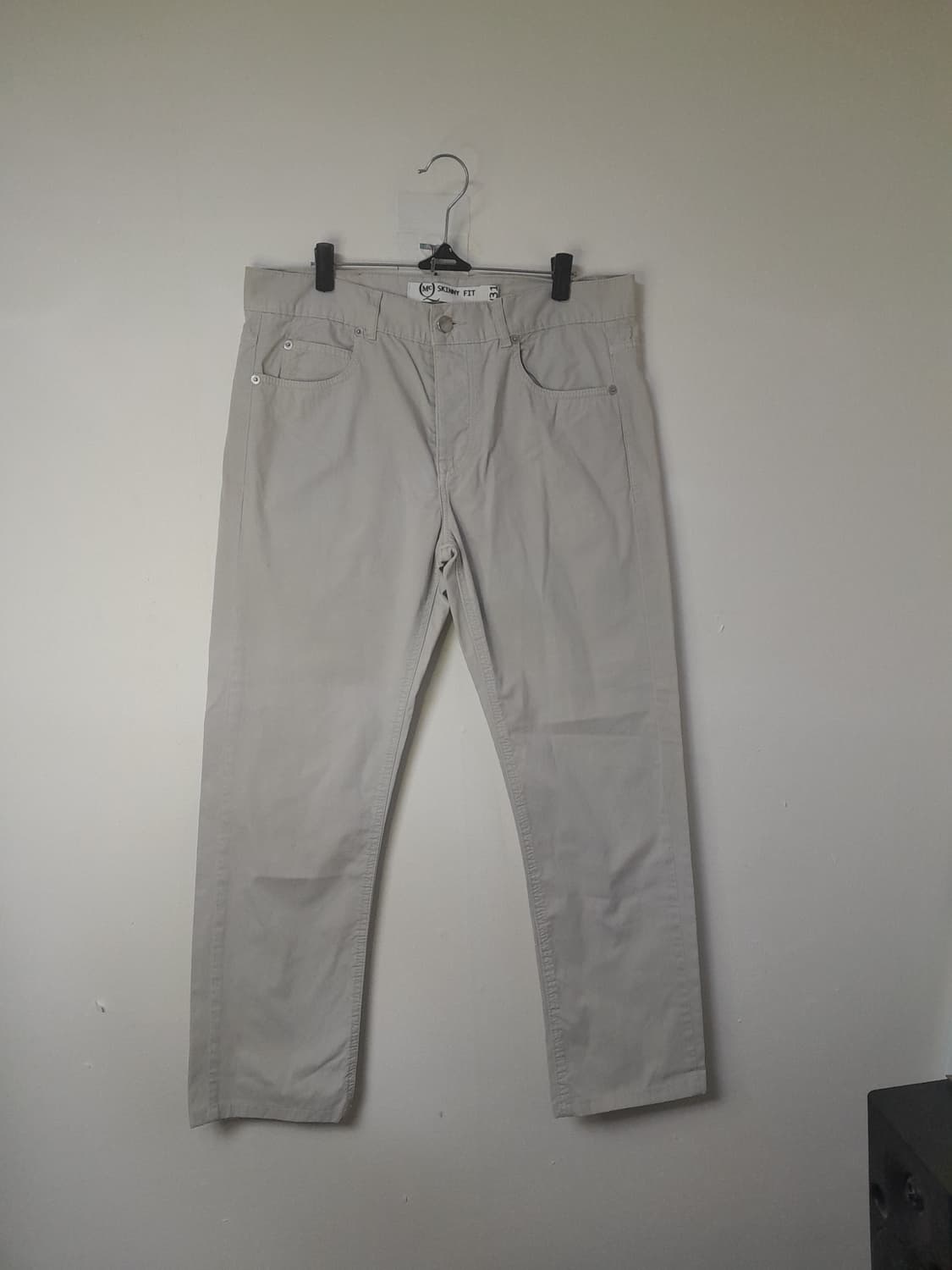 알렉산더 맥퀸 아이보리 코튼바지 32" 상품이미지1