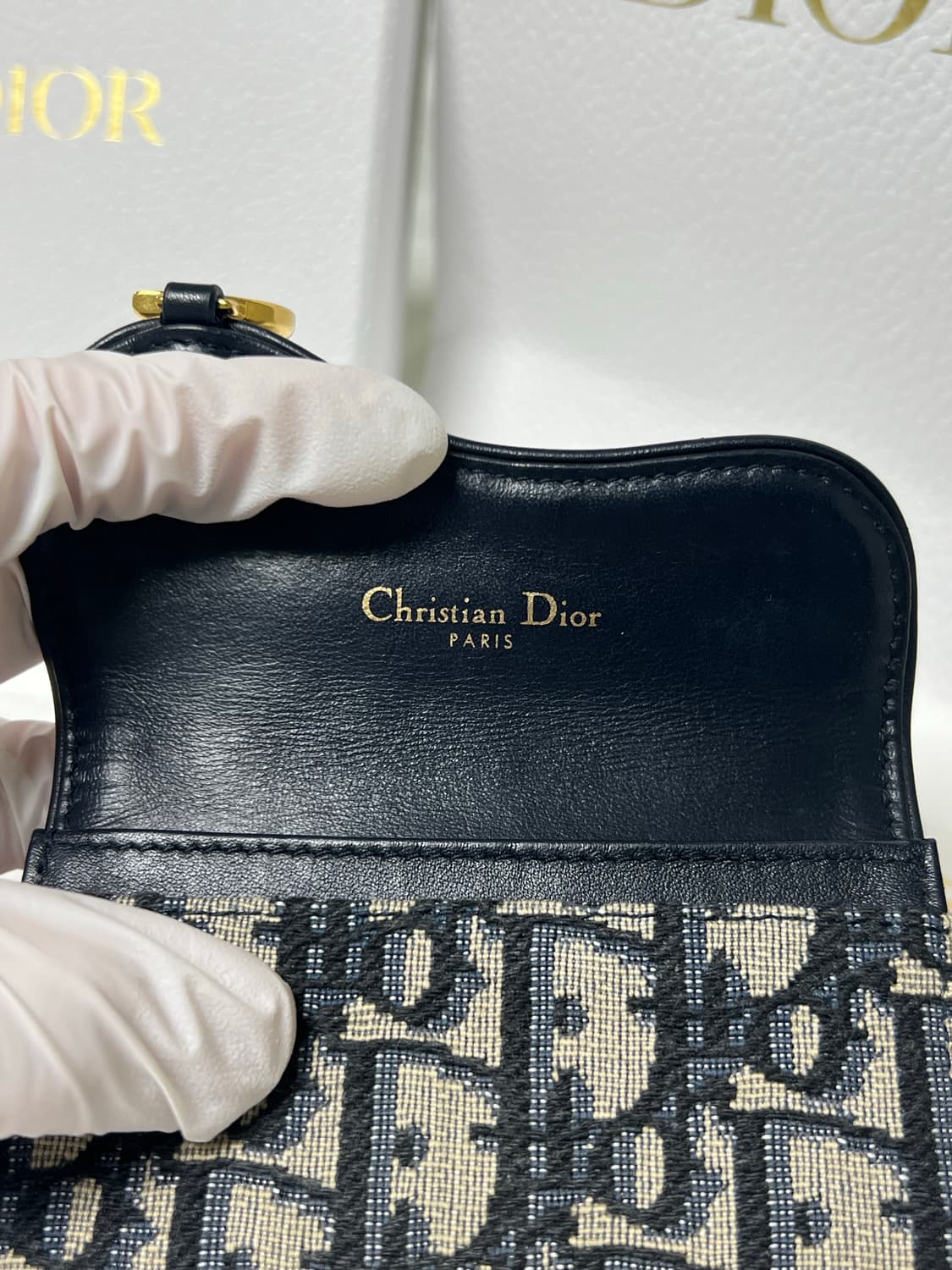 [정품] 디올 오블리크 새들 카드지갑 상품이미지7