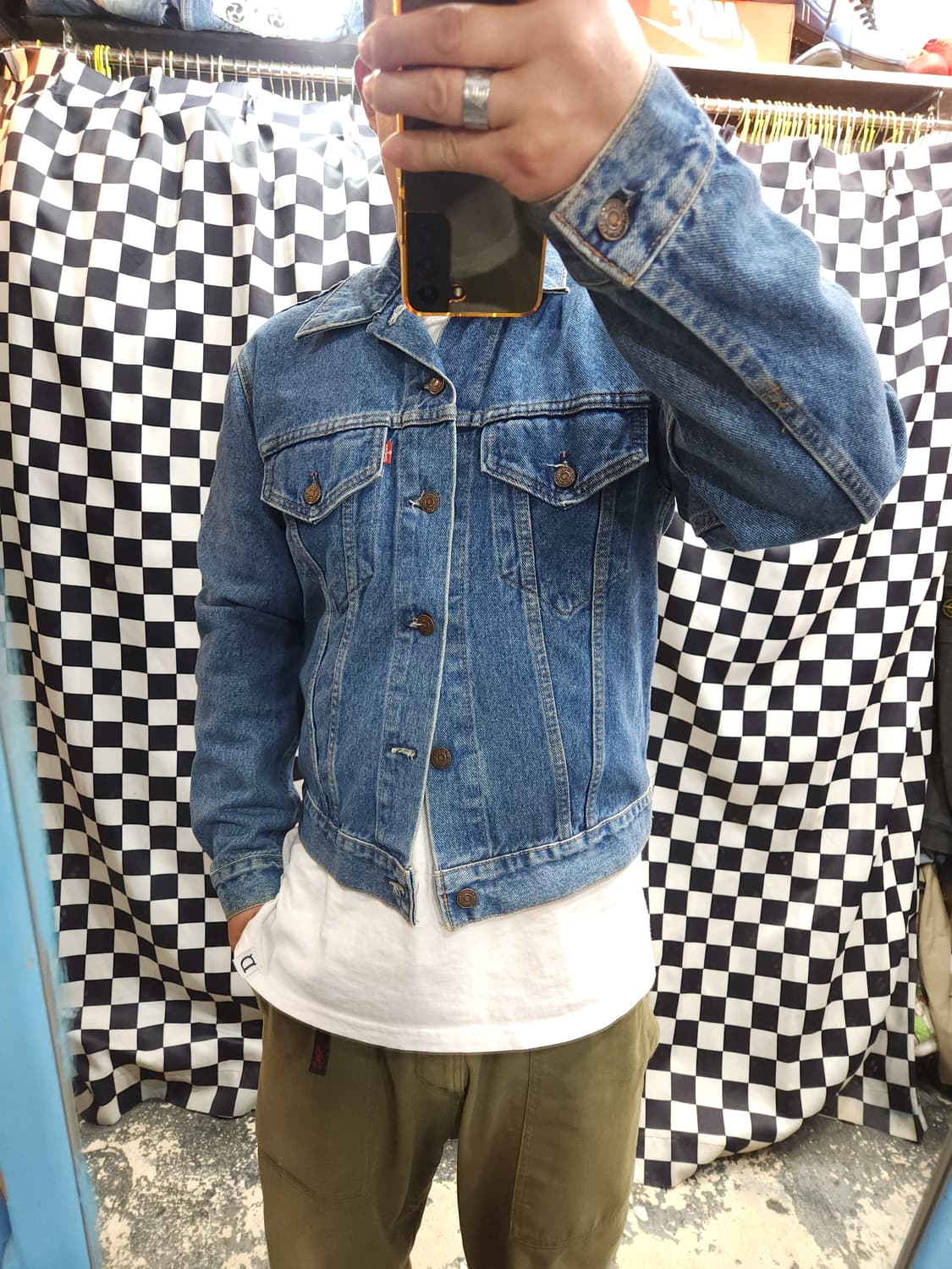 리바이스 80's 70505-0217 데님 자켓  usa 상품이미지9