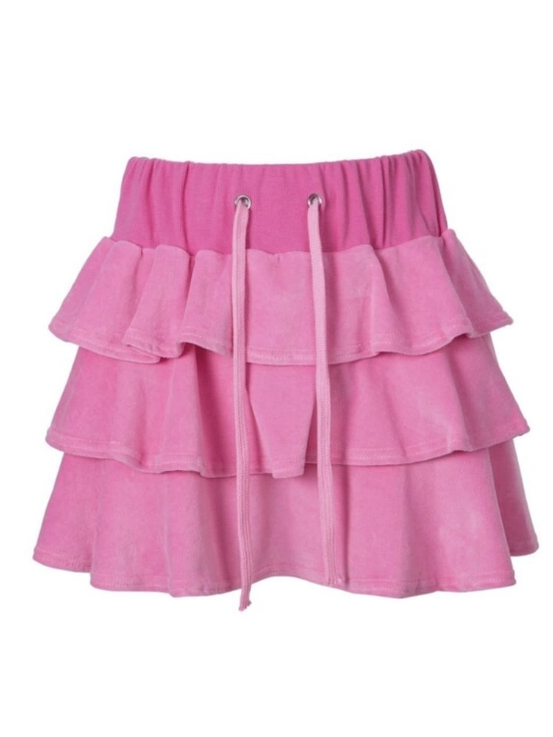 베이비메탈클럽 코튼캔디 벨루어 스커트 핑크 베메클 상품이미지2