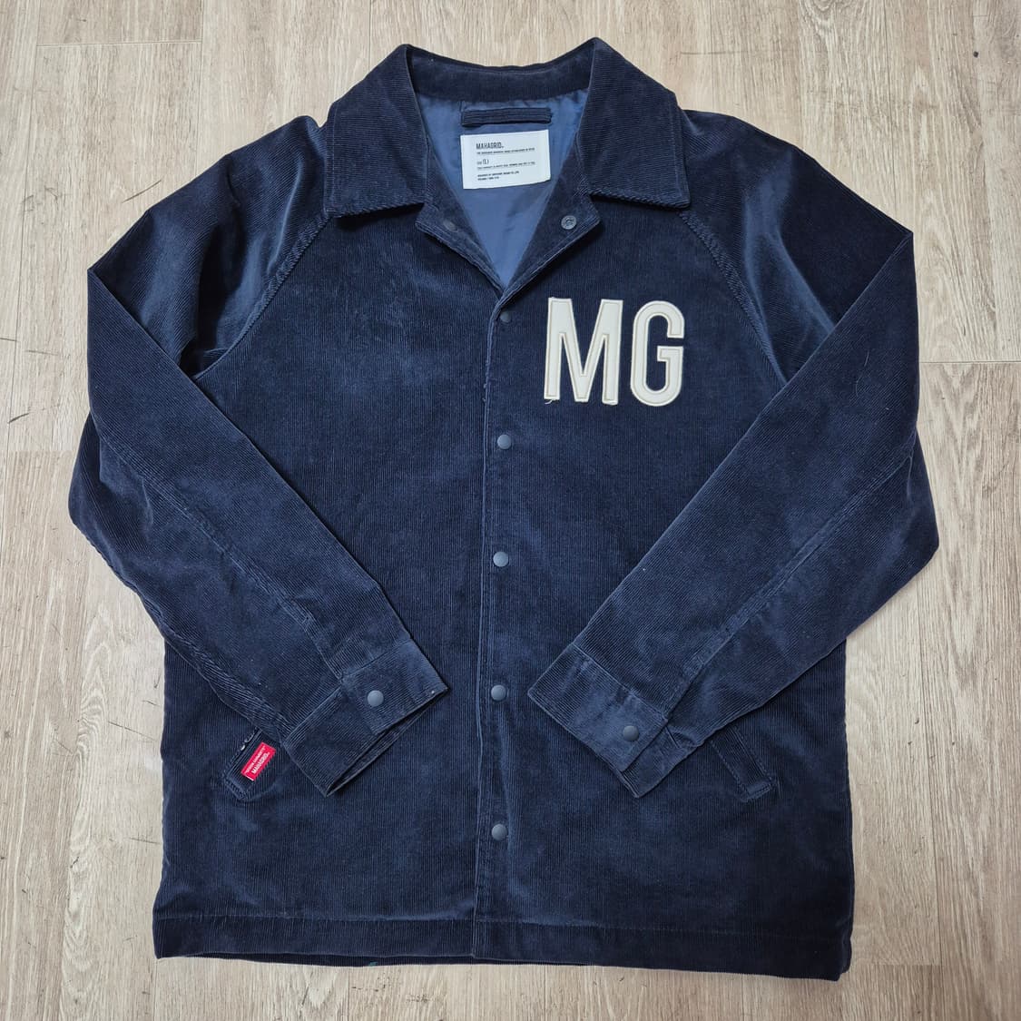 마하그리드 빅로고 코듀로이 코치자켓 L(100) 상품이미지1