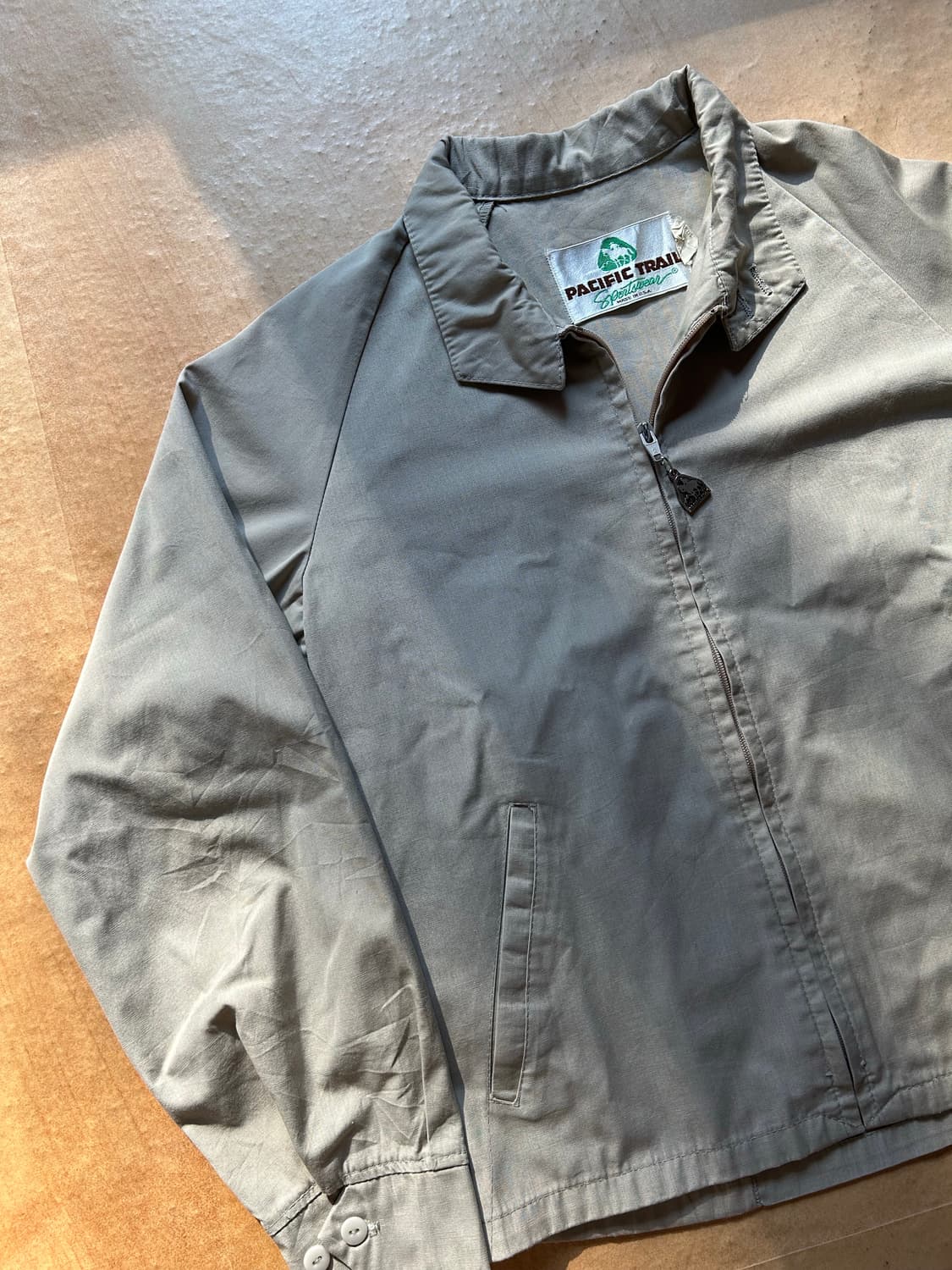 90s 패시픽트레일 스포츠웨어 해링턴자켓 Made in USA 상품이미지2