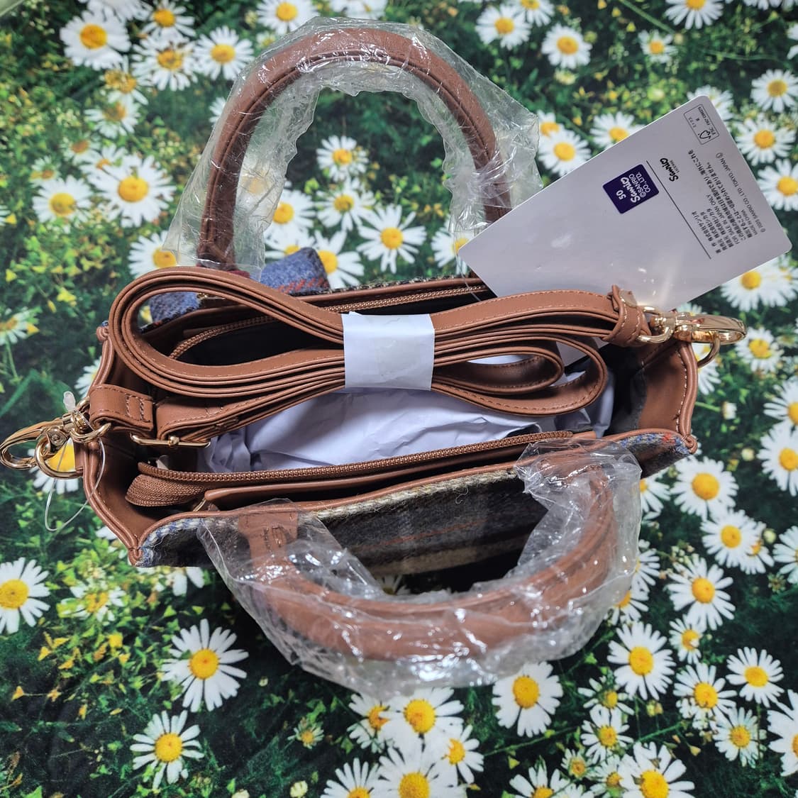 HELLO KITTY x 해리스트위드 2way 가방 새상품 상품이미지5