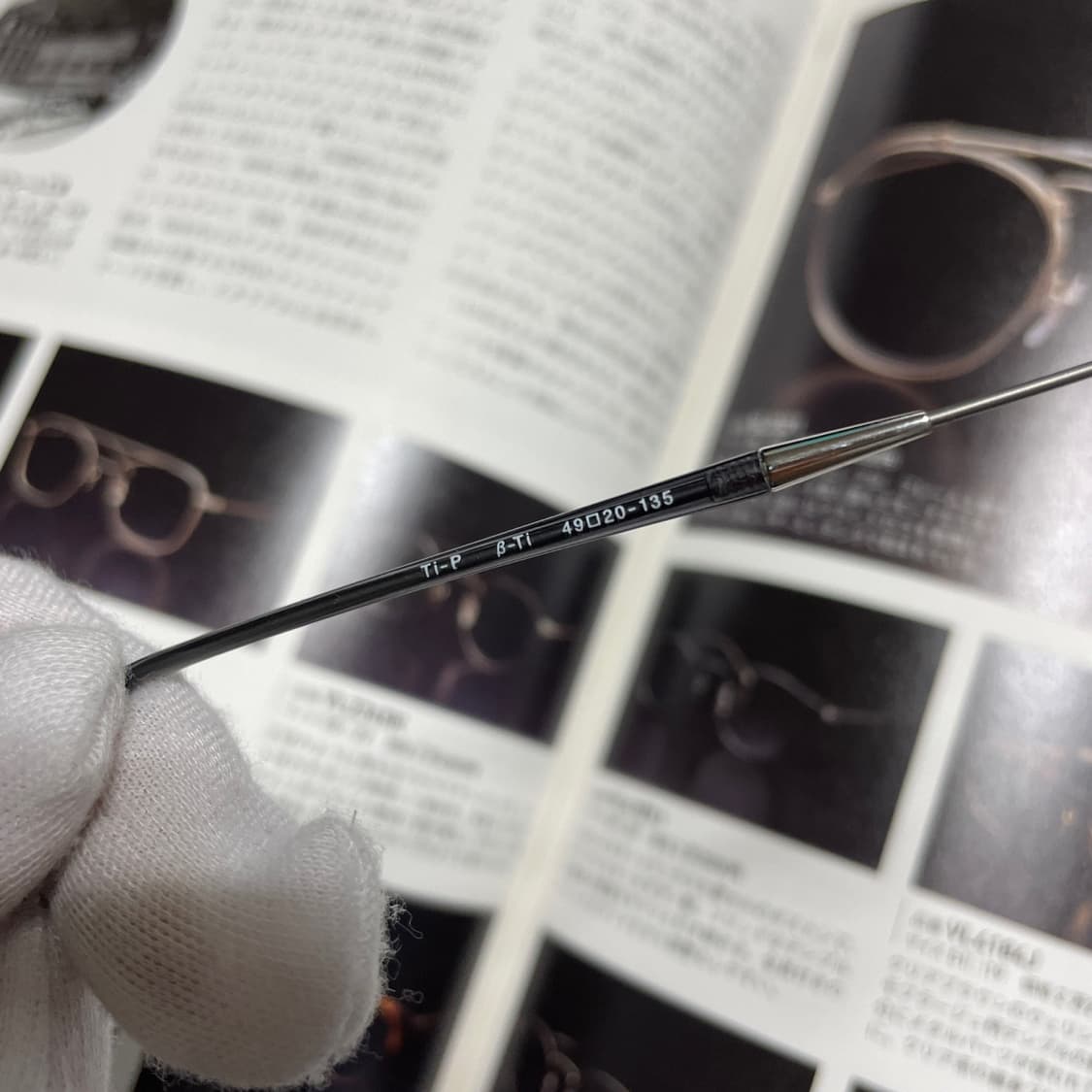 ANTEPRIMA 안테프리마 반무테 실버 티타늄 안경 상품이미지6