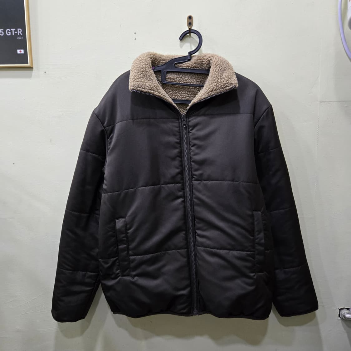 캉골 양면 플리스 패딩 자켓 M 상품이미지4