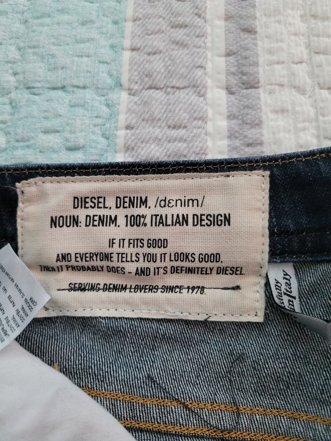 디젤 Diesel 신형탭 토머 데미지리페어 스판슬림스키니 28사이즈 상품이미지6
