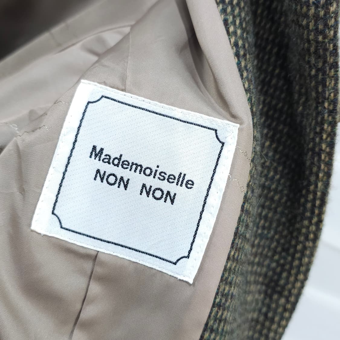 Mademoiselle NON NON 트위드울 자켓-우먼M정도 상품이미지9