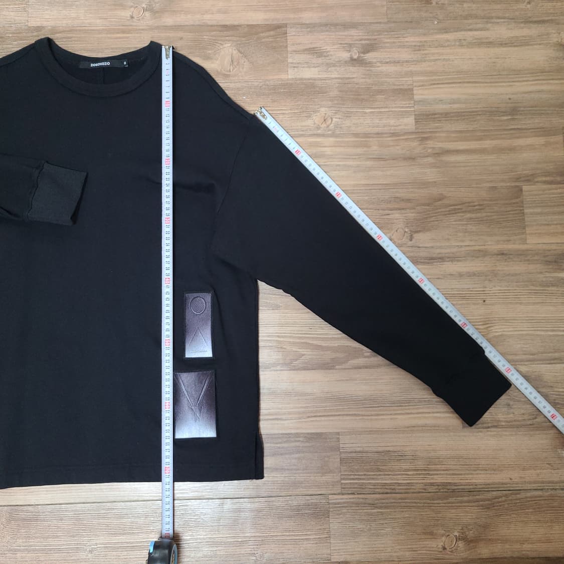 (100) 지오송지오 송지오 옴므 블랙 긴팔 티셔츠 맨투맨 상품이미지8
