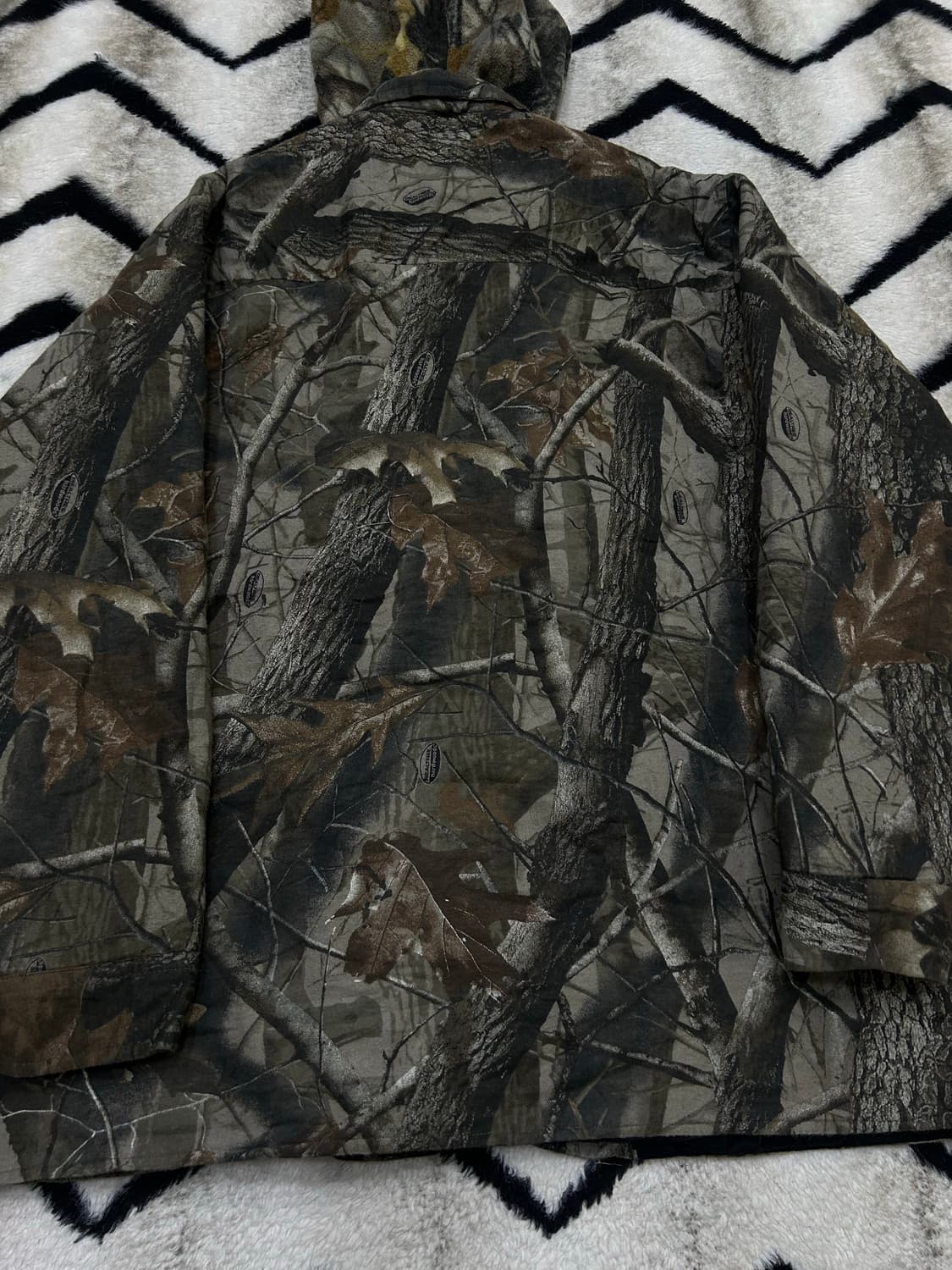 [실측XL]랭글러 리얼트리 후드 셔츠 자켓/안감퀄팅 상품이미지4