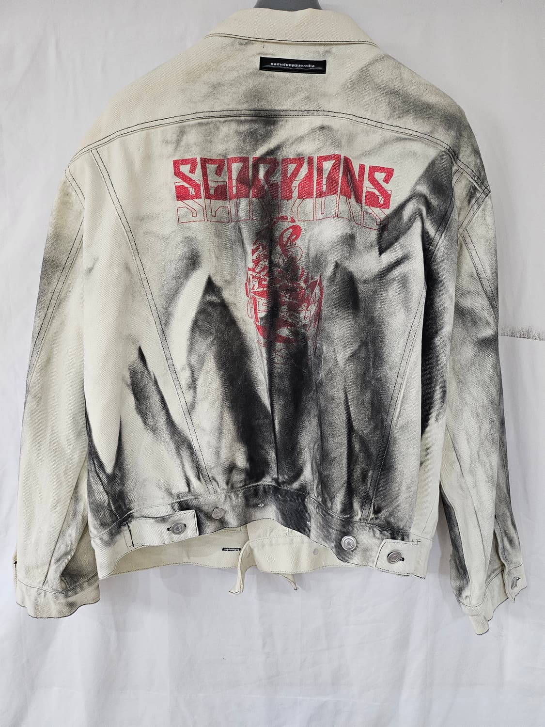 NAME FUNY GUERRILLA 워싱 빈티지 데님자켓 상품이미지2