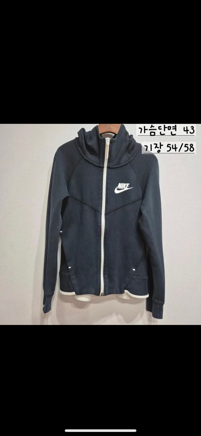 나이키 후드 집업 블랙 여성 M 상품이미지1