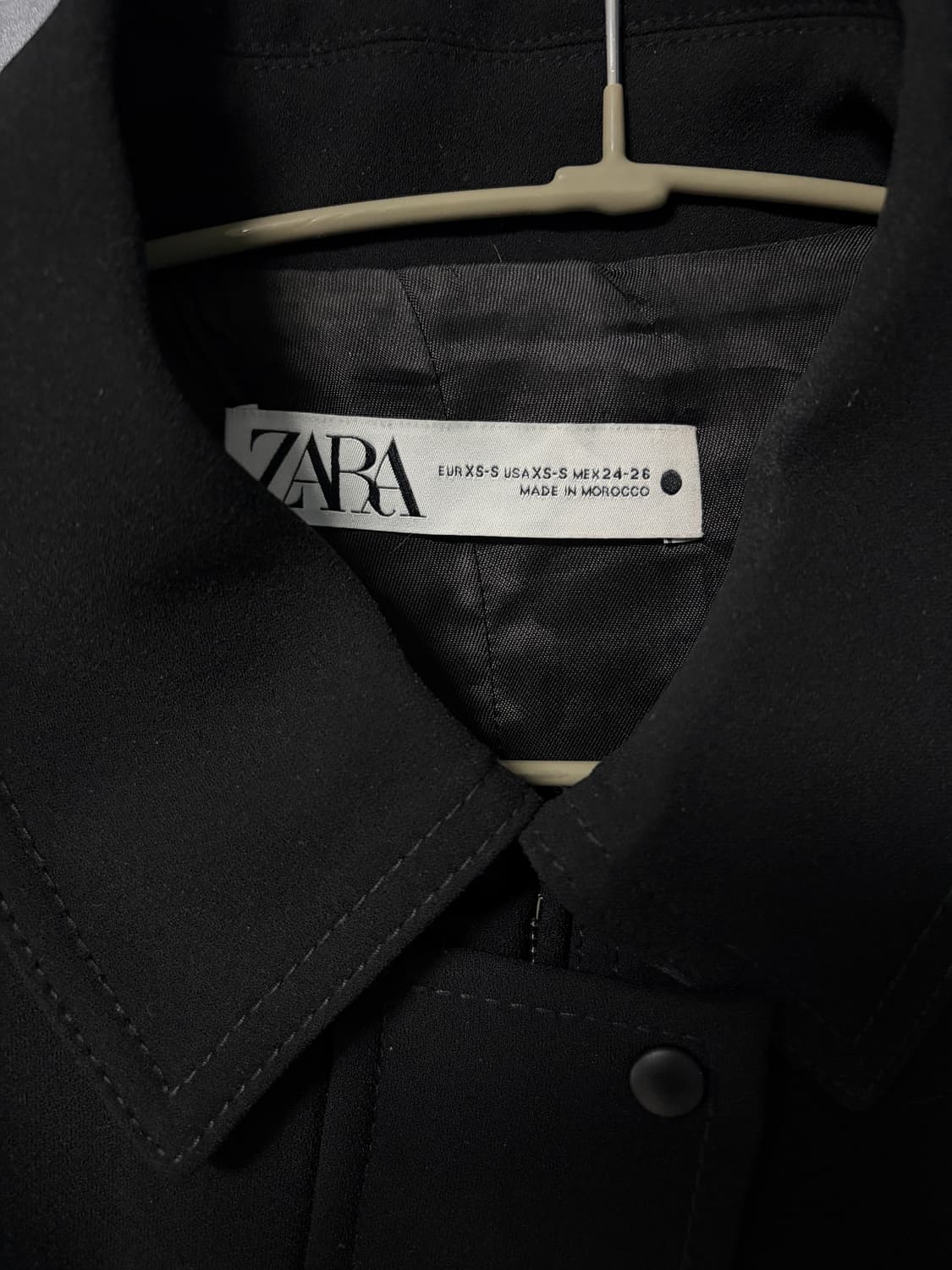 Zara 자라 포켓 셔츠 칼라 베스트 조끼 레이어드 상품이미지3