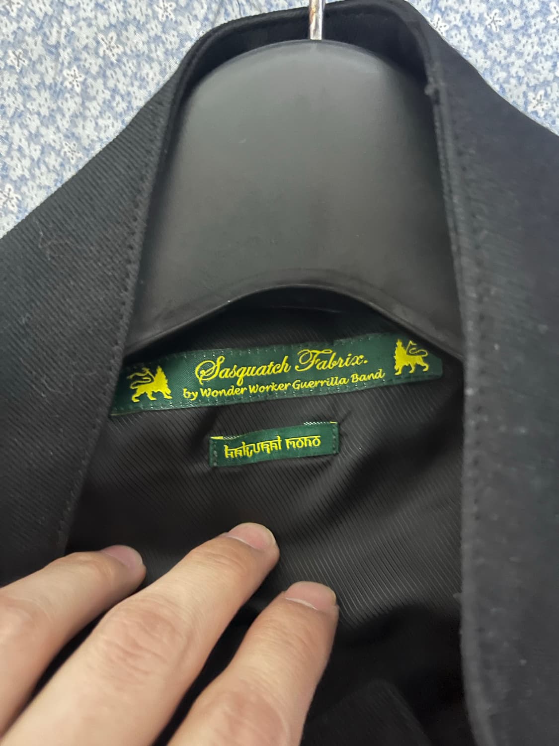 사스콰치 패브릭스 플라워 패턴 프린지 자켓 L사이즈 상품이미지3