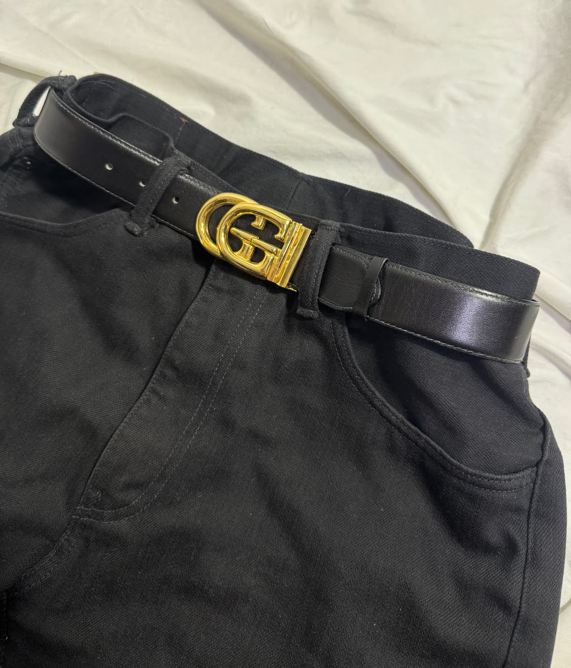 구찌 GG 마몬트 레더 벨트 상품이미지1