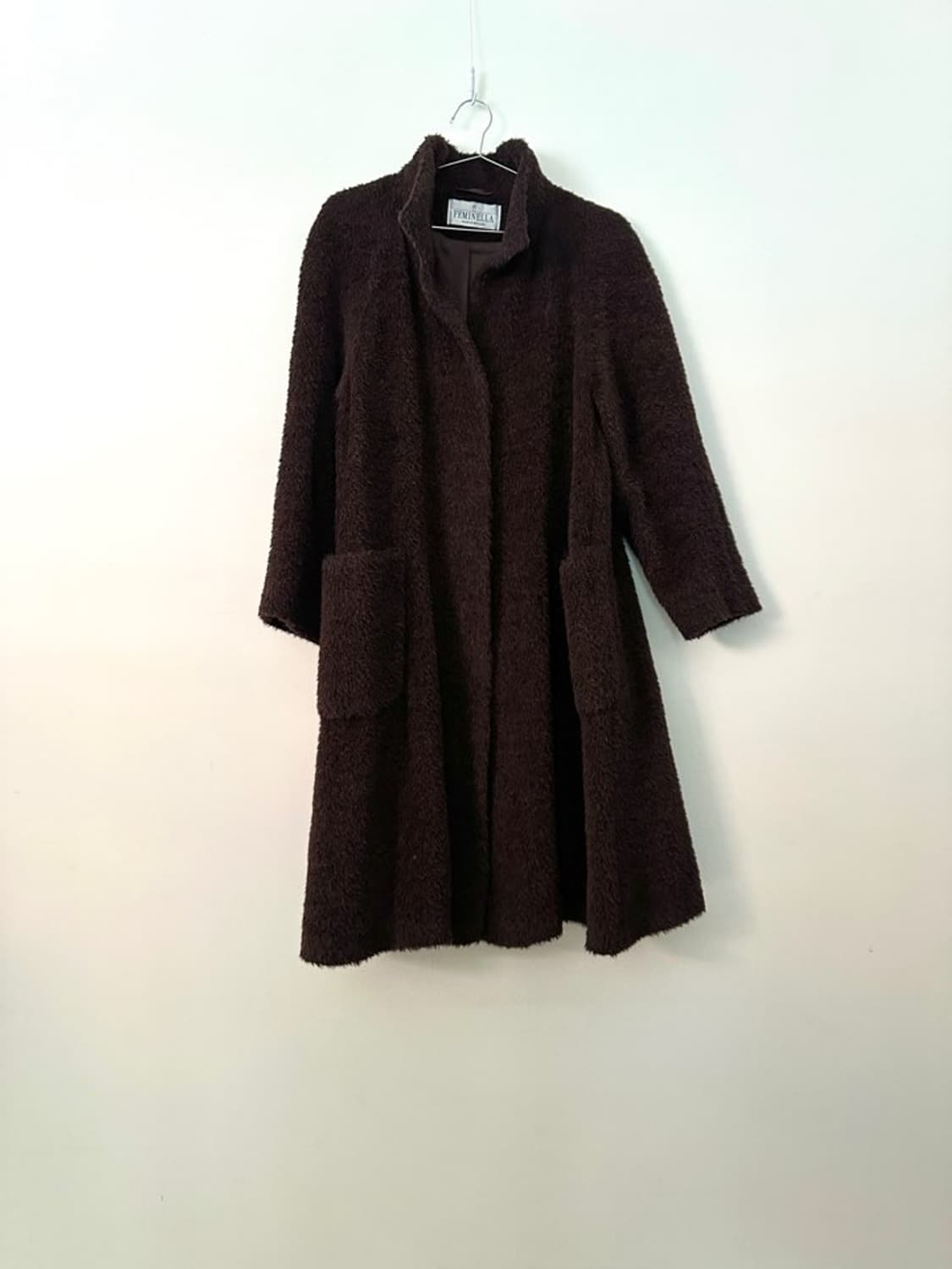 FEMINElLA boucle mandarin long coat  상품이미지4