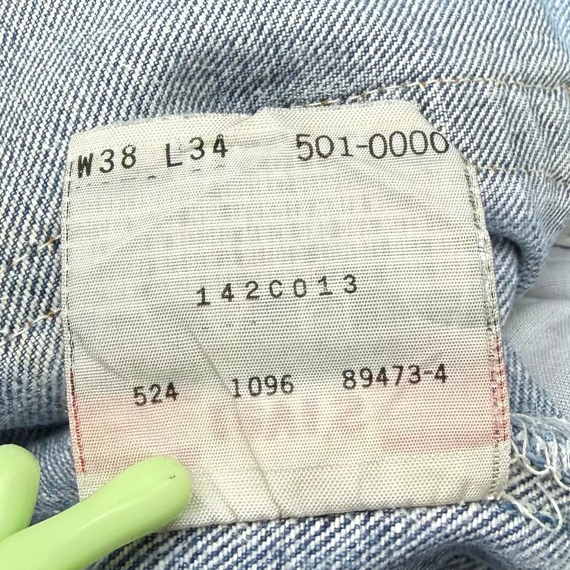 90s USA 빈티지 리바이스 501 W38 L34 상품이미지9