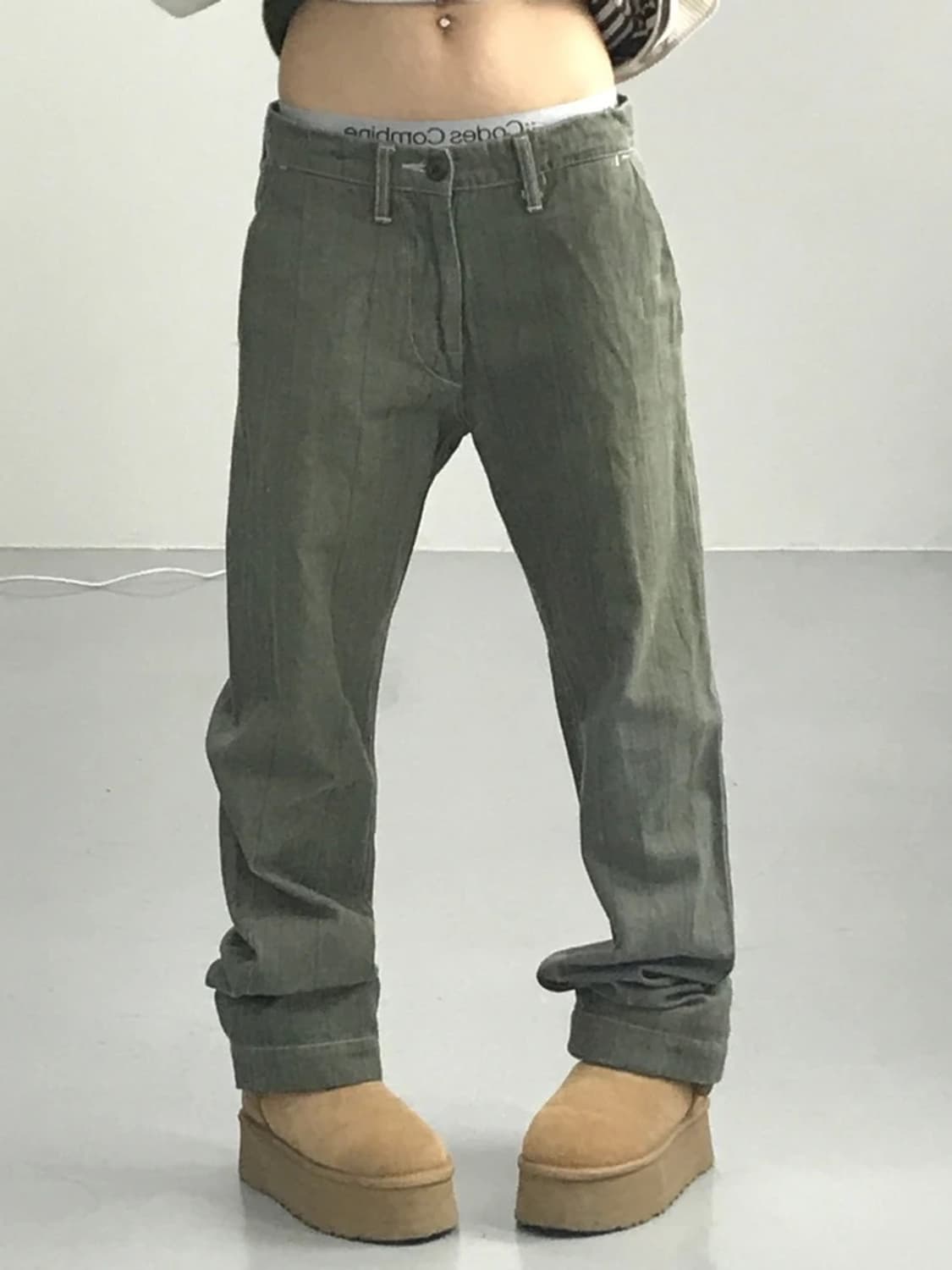 URBAN RESEARCH warehouse Stripe pants 상품이미지1