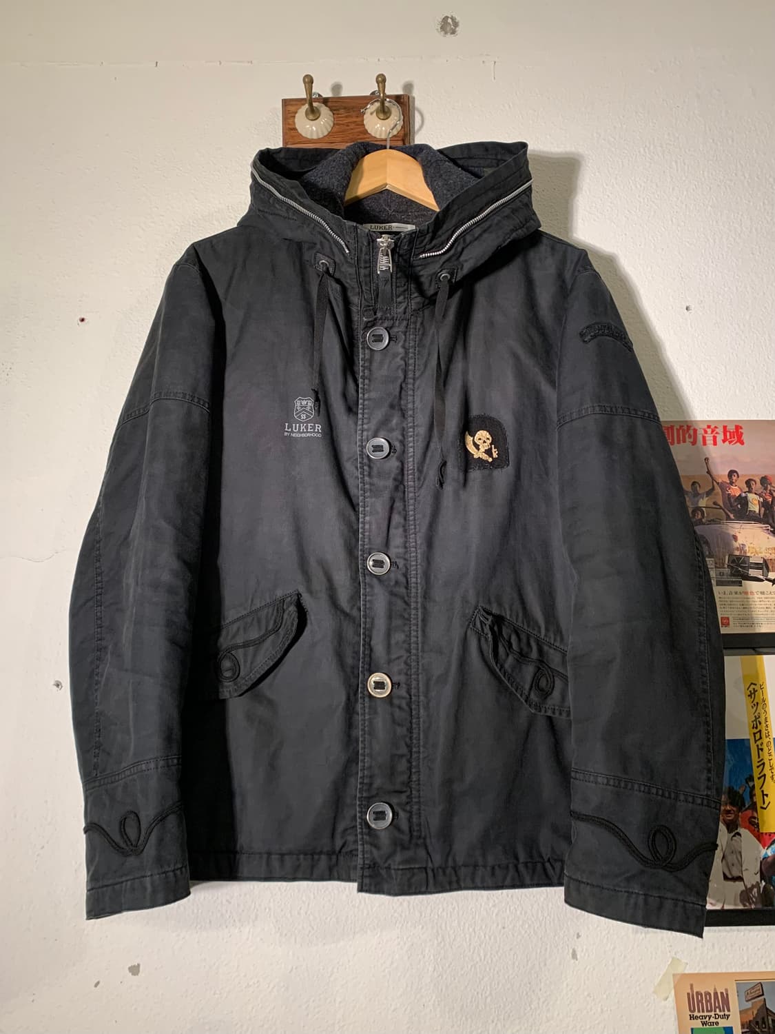 Luker by neiborhood 해골 패치 파카 상품이미지6