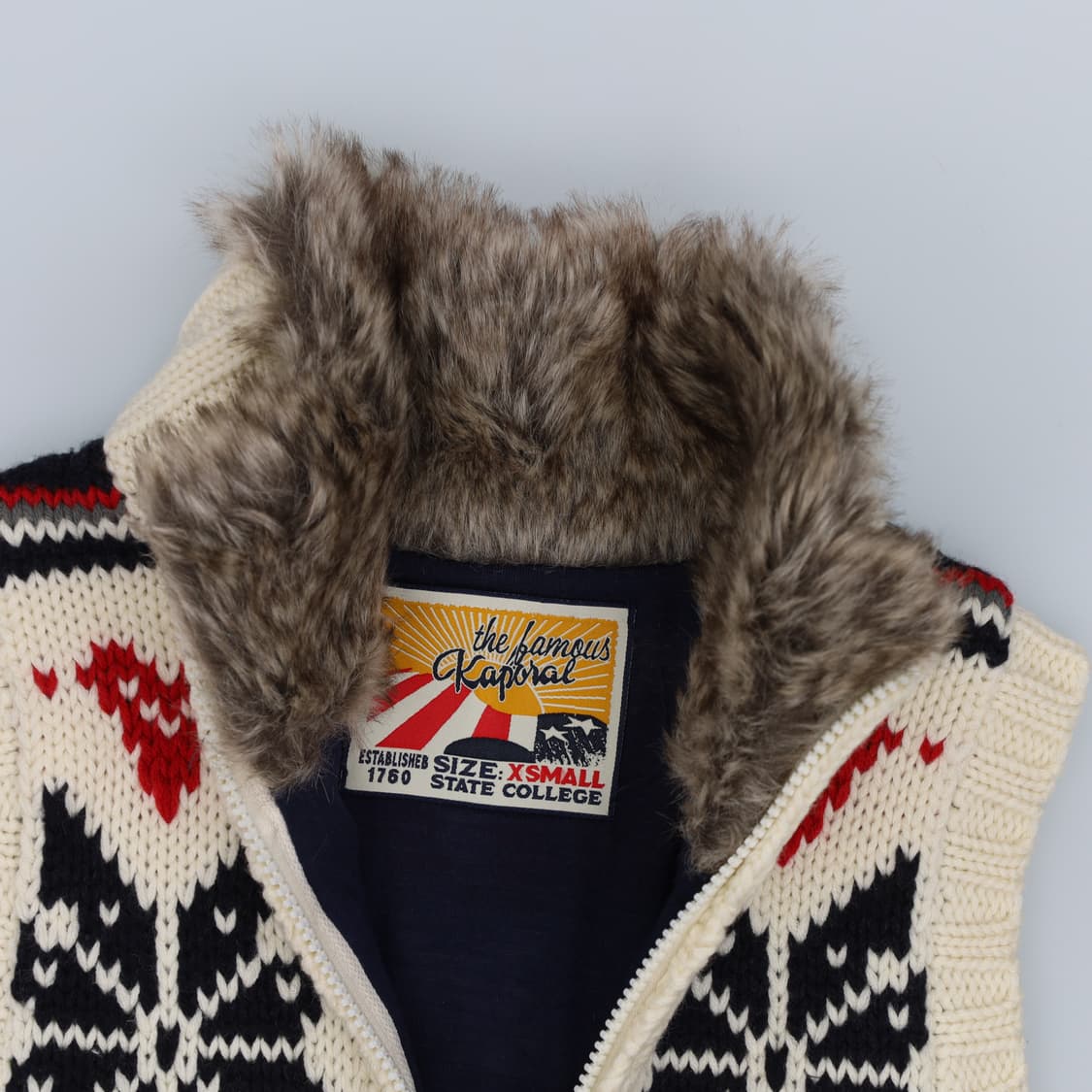 [XS] 카포랄 여성 니트 조끼 베스트 0116H1 상품이미지4