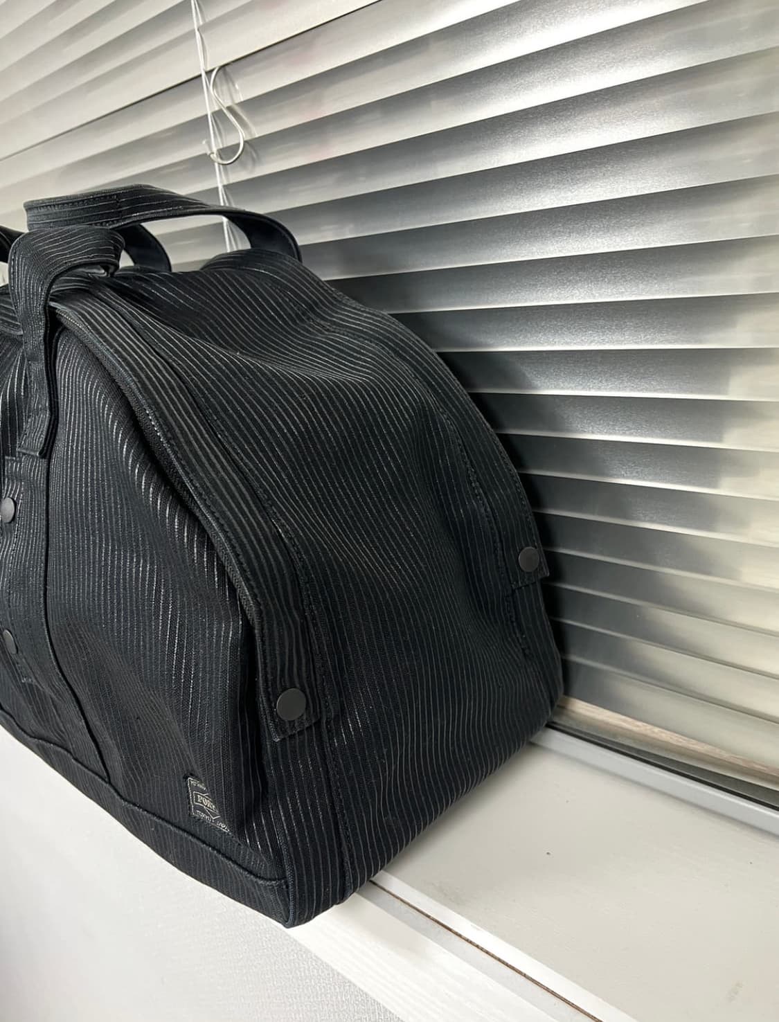 PORTER-TOTE BAG XL (Washed Stripe Black) 상품이미지6