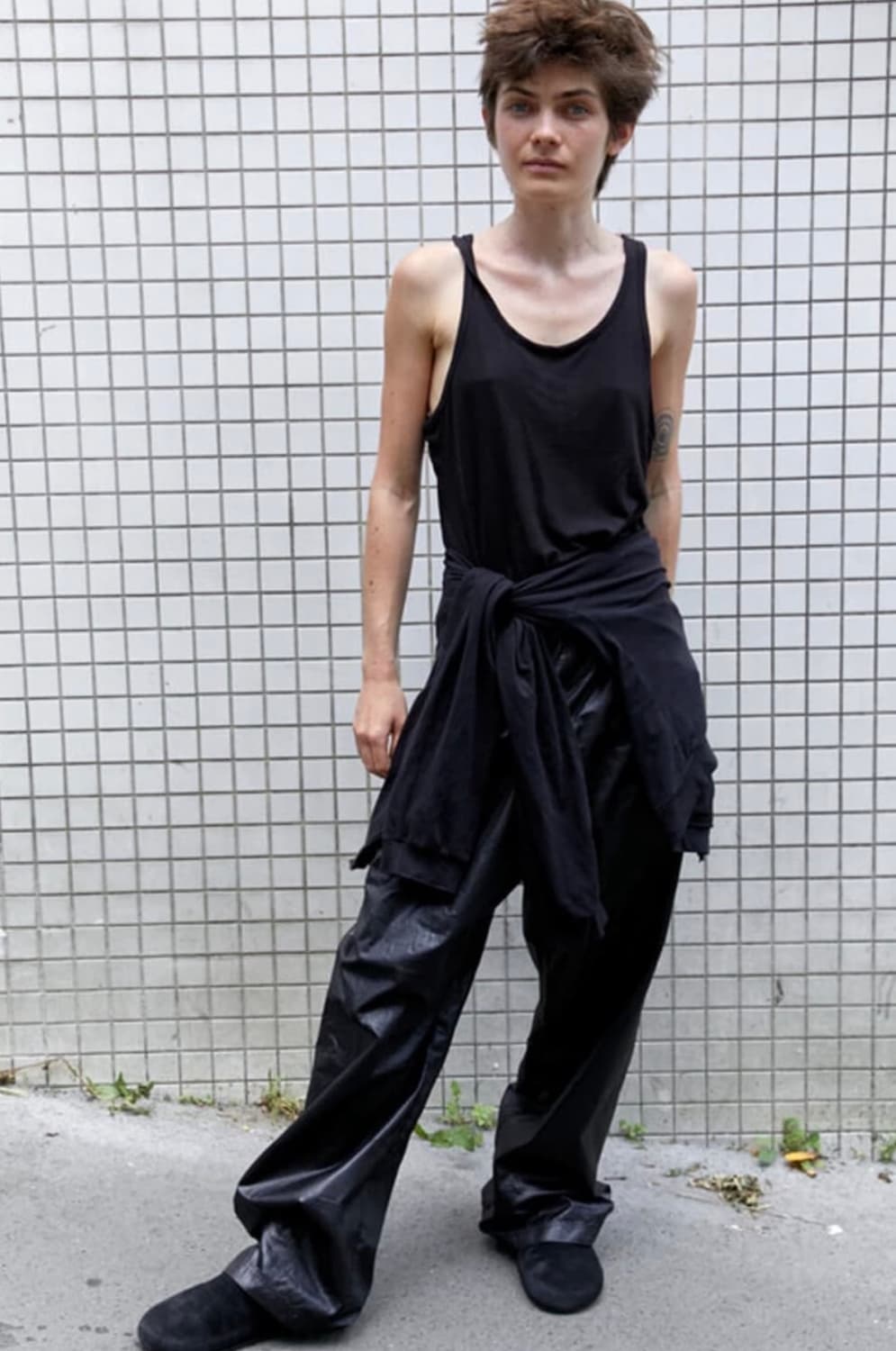 머듈 글로시 파자마 팬츠 상품이미지1