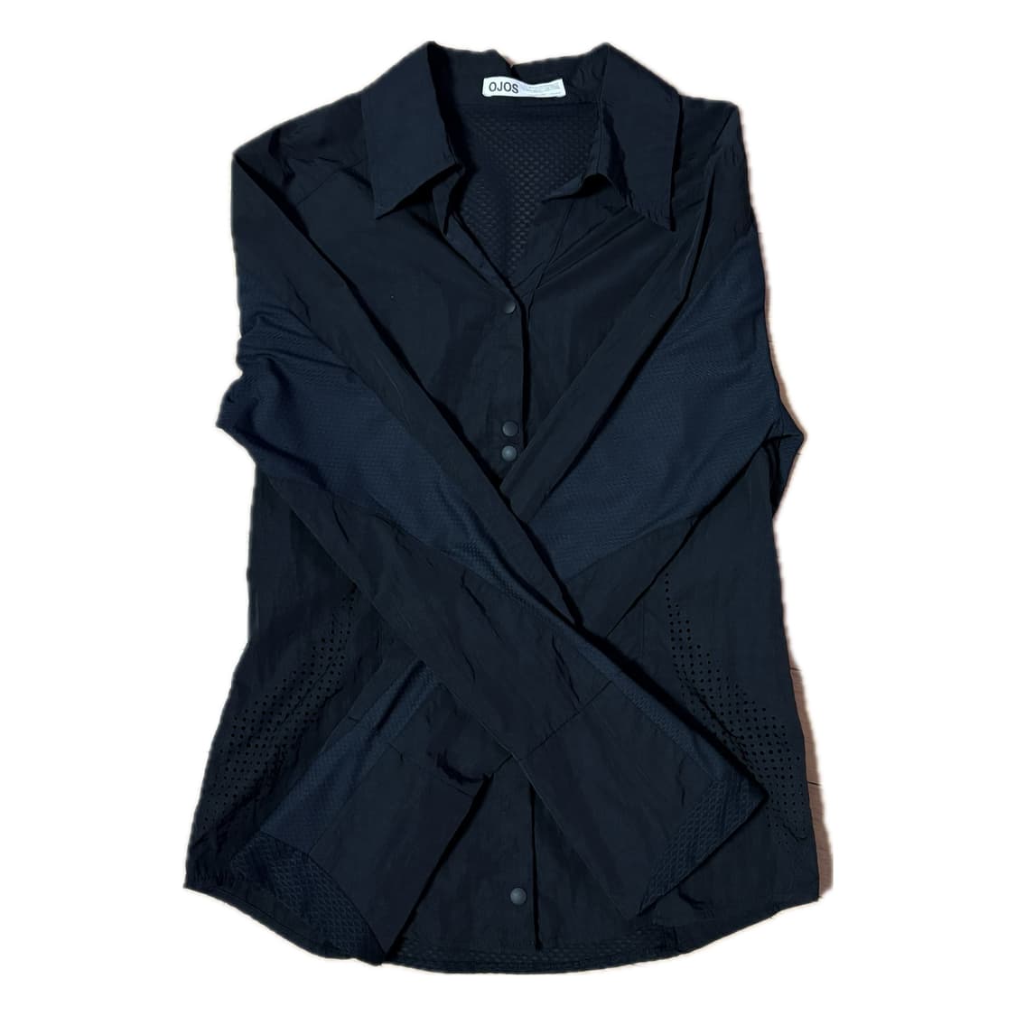 [오호스 OJOS] 오호스 AIRY DOUBLE SNAP SHIRT 상품이미지1