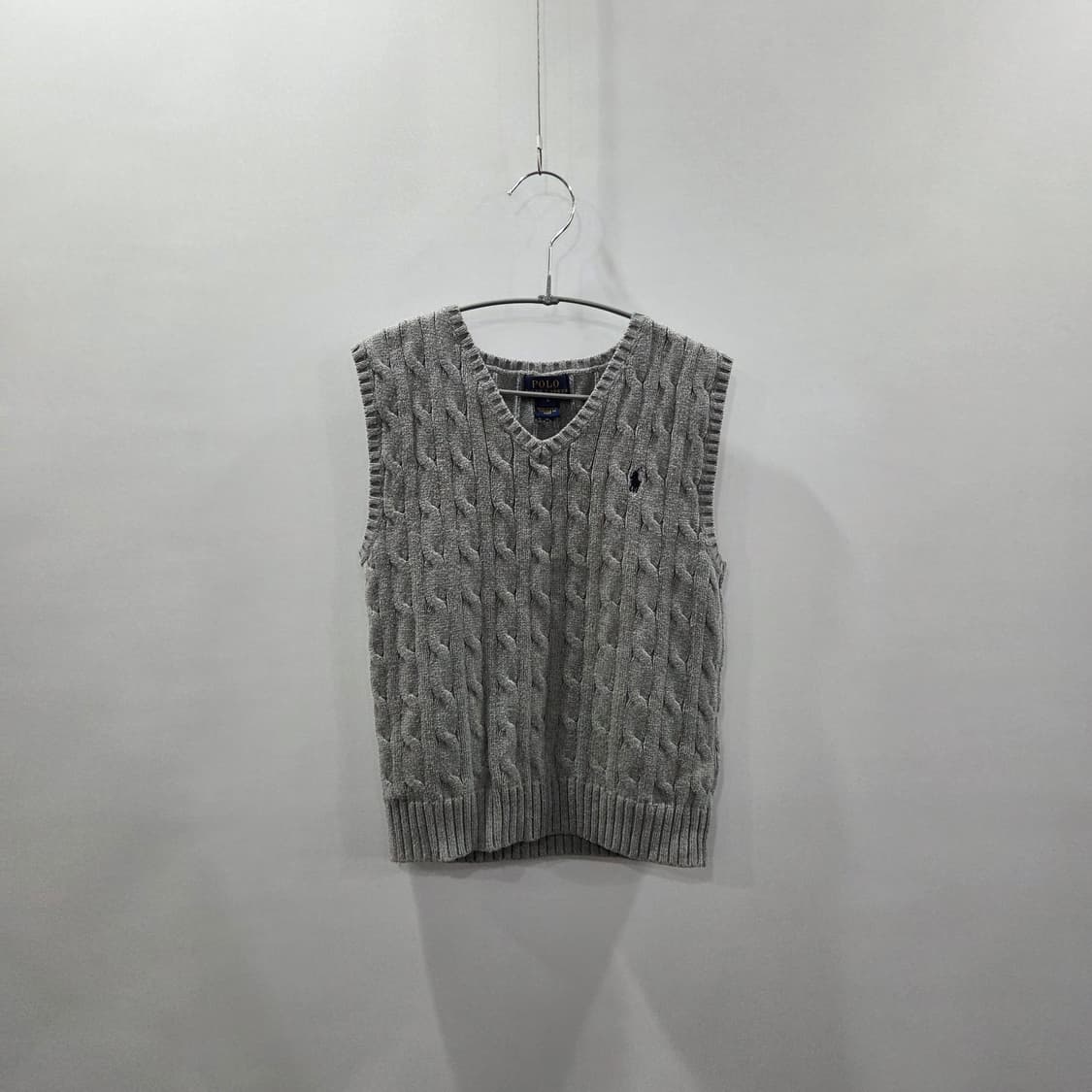 폴로랄프로렌 키즈 케이블 니트 베스트 그레이 6 상품이미지1