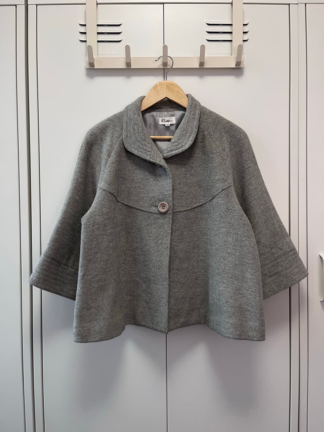 빈티지 투버튼 둥근카라 사와코 울코트 상품이미지4