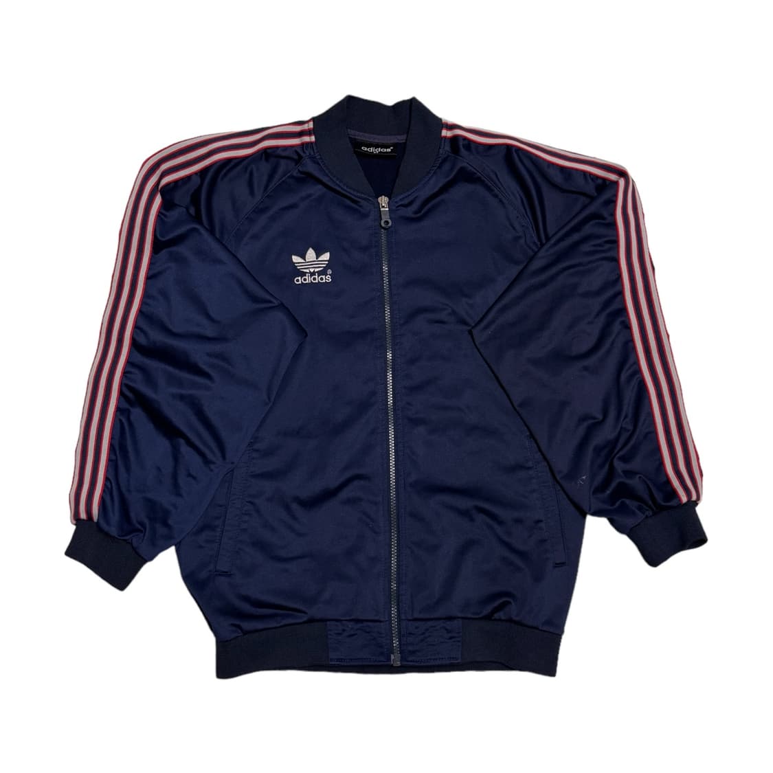 90s 아디다스 빈티지 파이어버드 빅로고 네이비 져지 상품이미지2