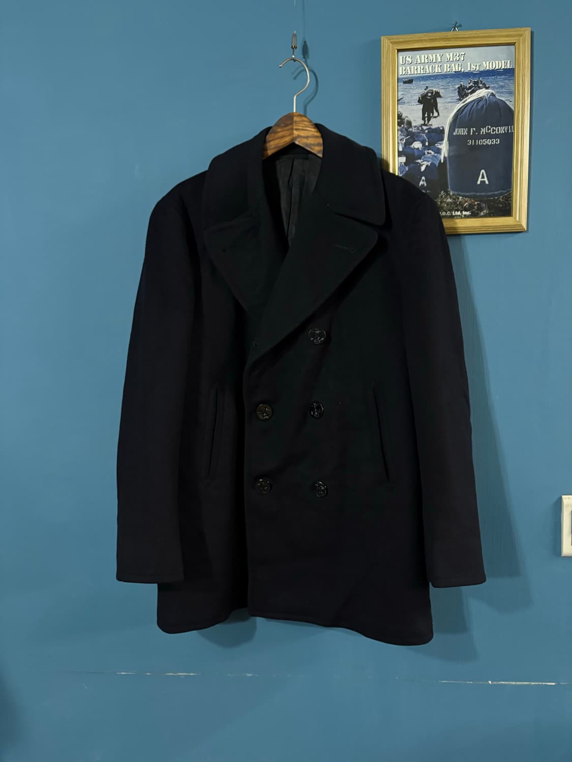 60's USN 8 Button Pea coat. 상품이미지1