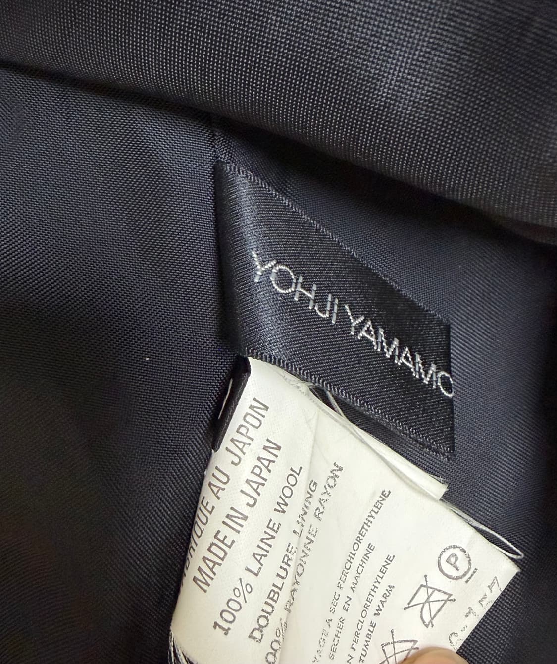 요지야마모토 울 코트 상품이미지6