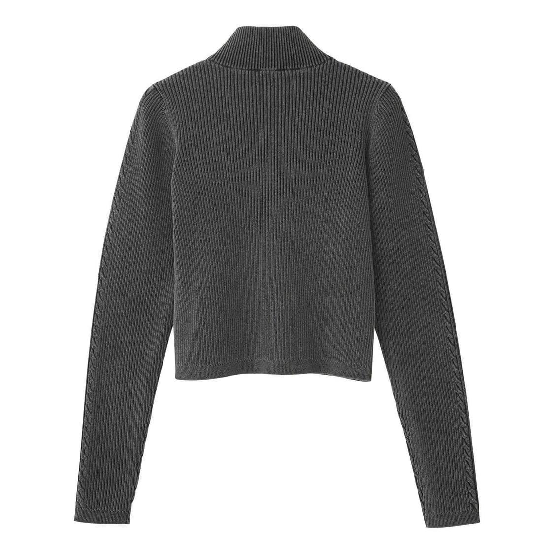 [F]히스테릭 글래머 25fw 저지 집업 가디건/그레이 상품이미지8