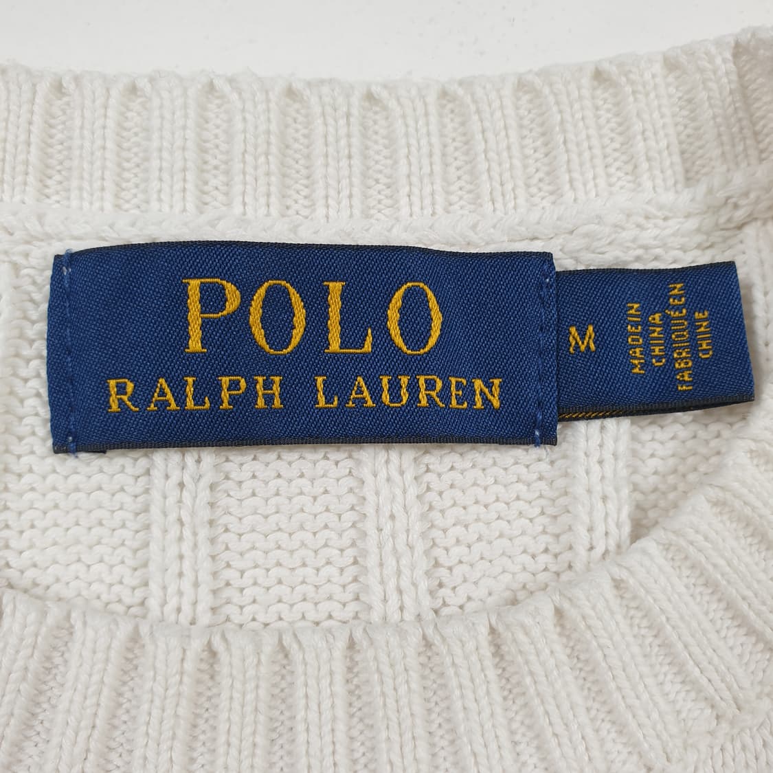 폴로 랄프로렌 케이블 니트 반팔 티셔츠 상품이미지2